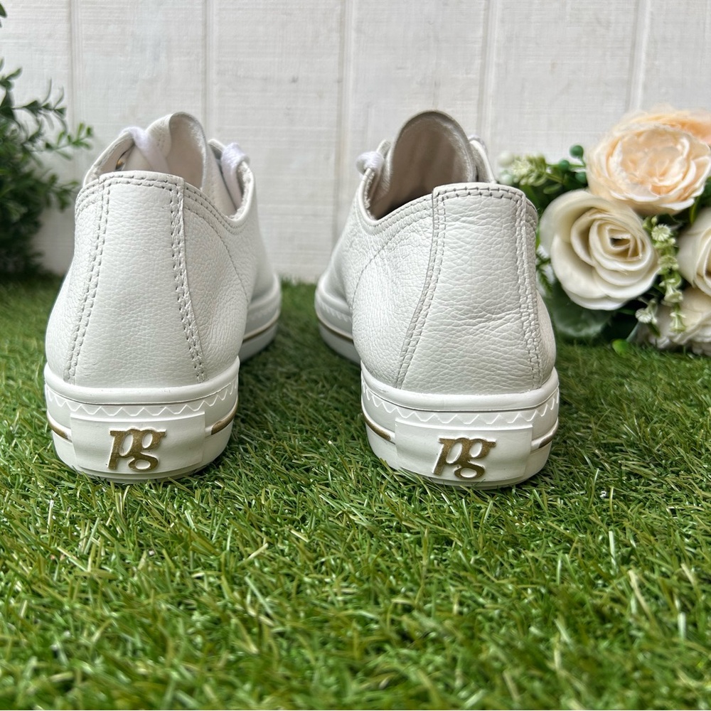 PAUL GREEN
White Women's White Sneakers with Gold Accents size Uk 3 US 5.5 NEW - Picture 9 of 17